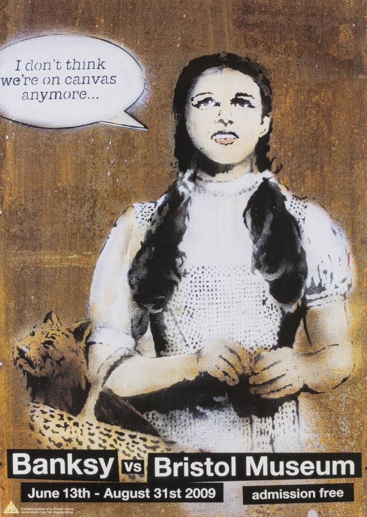 Hauptbild zu Objekt, 'Banksy vs Bristol Museum - I don't think we're on canvas anymore', 2009,  Banksy, 157C 649