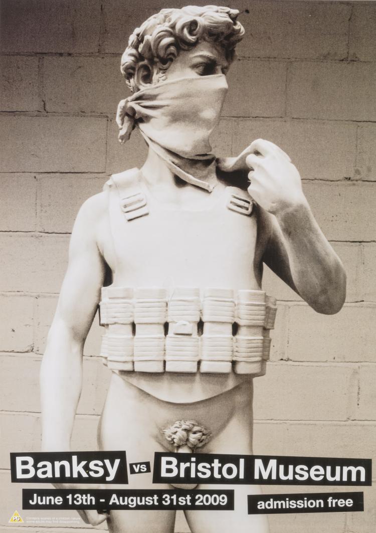 Hauptbild zu Objekt, 'Banksy vs Bristol Museum - David', 2009,  Banksy, 157C 651