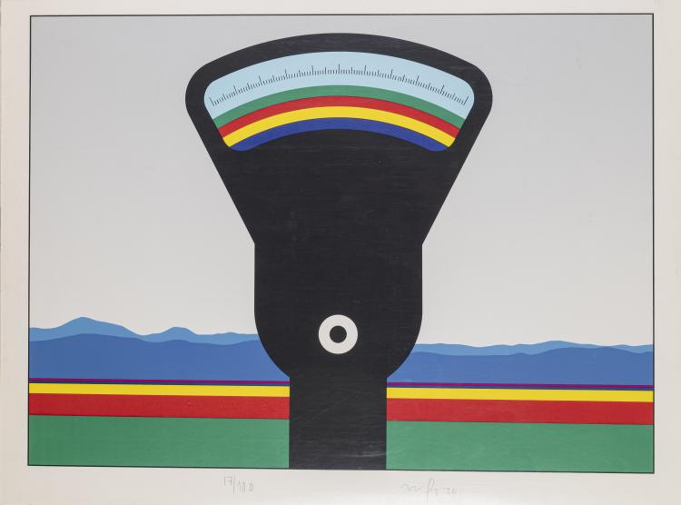Hauptbild zu Objekt, 'Parkuhr', 1970, Werner N&ouml;fer, 157C 717