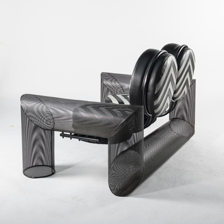 Bild 3 zu Objekt, 'Re e Regina' settee, 1985, Mario Botta, Alias, Mailand, 158A 293