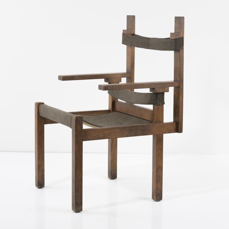 Bild 6 zu Objekt, 'ti 1a' wooden-slat chair, 1924, Marcel Breuer, Bauhaus, Weimar, 157A 23