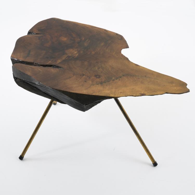 Hauptbild zu Objekt, 'Tree trunk' table, c. 1955, Carl Aub&ouml;ck, Werkst&auml;tte Carl Aub&ouml;ck, Wien, 157B 313