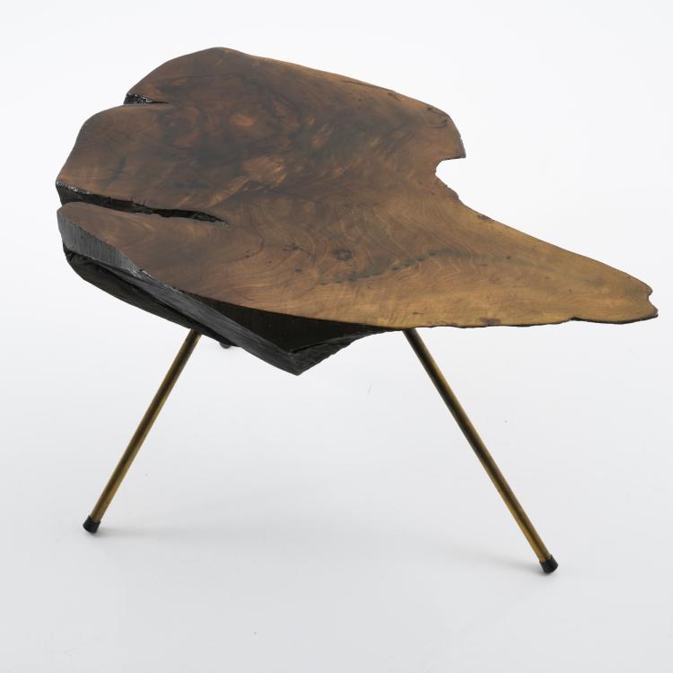 Bild 1 zu Objekt, 'Tree trunk' table, c. 1955, Carl Aub&ouml;ck, Werkst&auml;tte Carl Aub&ouml;ck, Wien, 157B 313