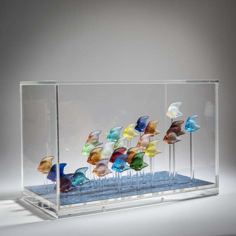 Hauptbild zu Objekt, 'Aquarium', 1980er Jahre, Lalique, Wingen-sur-Moder, 157B 384