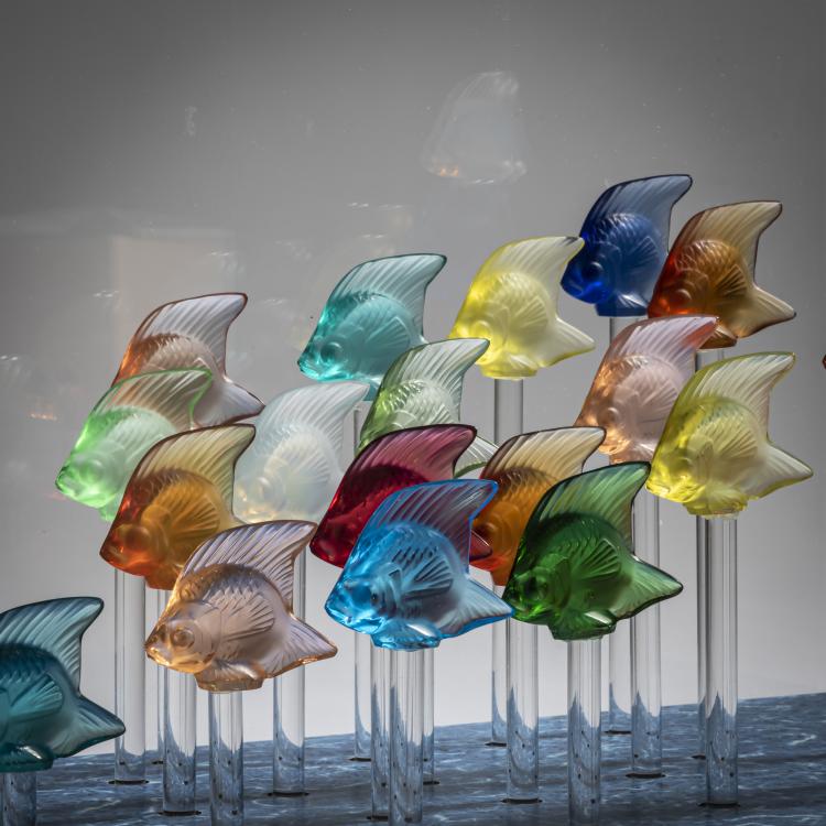 Bild 1 zu Objekt, 'Aquarium', 1980er Jahre, Lalique, Wingen-sur-Moder, 157B 384
