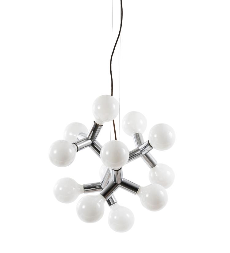 Hauptbild zu Objekt, '12 HL' ceiling light, c. 1974, Kalmar Franken KG, 157A 193