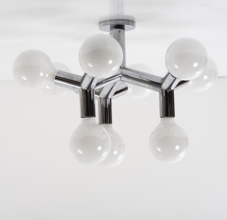 Bild 2 zu Objekt, '9 DL' ceiling light, c. 1974, Kalmar Franken KG, 157A 198