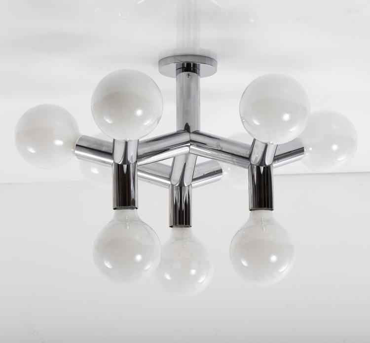 Bild 3 zu Objekt, '9 DL' ceiling light, c. 1974, Kalmar Franken KG, 157A 198