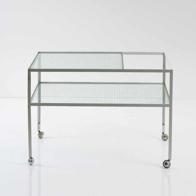 Hauptbild zu Objekt, Serving trolley, 1956, Herbert Hirche, Rosenthal, Espelkamp, 157A 169