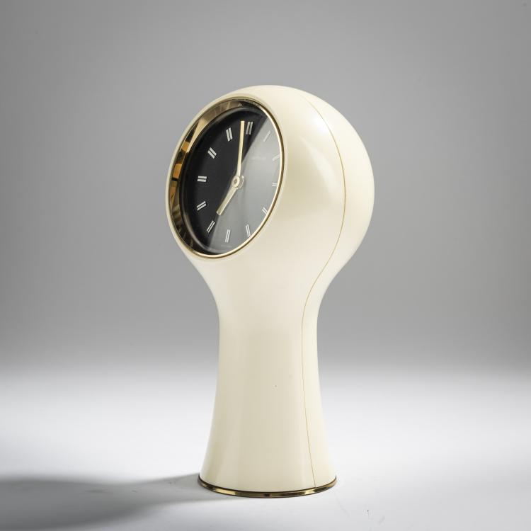 Bild 1 zu Objekt, 'T1' - 'Secticon' table clock, 1956, Angelo Mangiarotti, Portescap, Le Porte Echappement Universal La Chaux De Fonds S. A., 158A 104