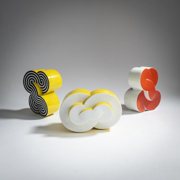 Bild 2 zu Objekt, Drei kleine Porzellan-Objekte, 1970-1980, Natale Sapone, Rosenthal Studio-Linie, Selb, 160C 493