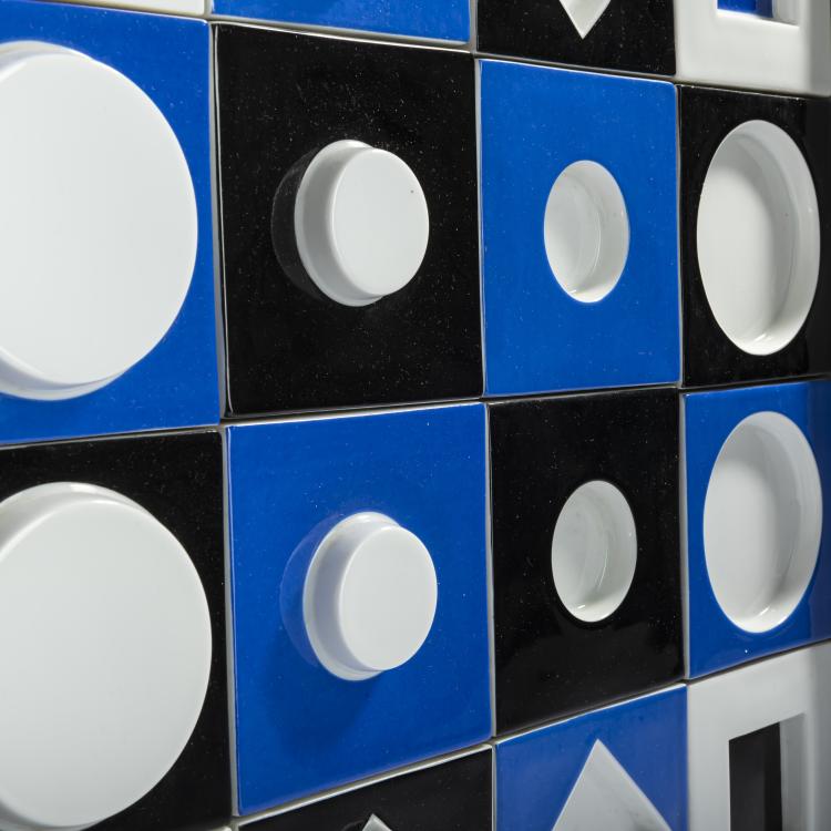Bild 1 zu Objekt, Wall relief, c. 1973, Victor Vasarely, Rosenthal Studio Linie, Selb, 157C 634