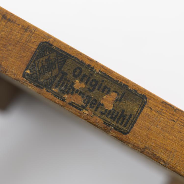 Bild 2 zu Objekt, Acht 'T&uuml;binger St&uuml;hle', 1928, Fr. Sch&auml;fer, Stuhl- und M&ouml;belfabrik, T&uuml;bingen, 157A 7