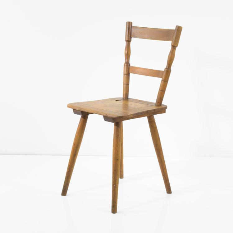 Bild 3 zu Objekt, Acht 'T&uuml;binger St&uuml;hle', 1928, Fr. Sch&auml;fer, Stuhl- und M&ouml;belfabrik, T&uuml;bingen, 157A 7