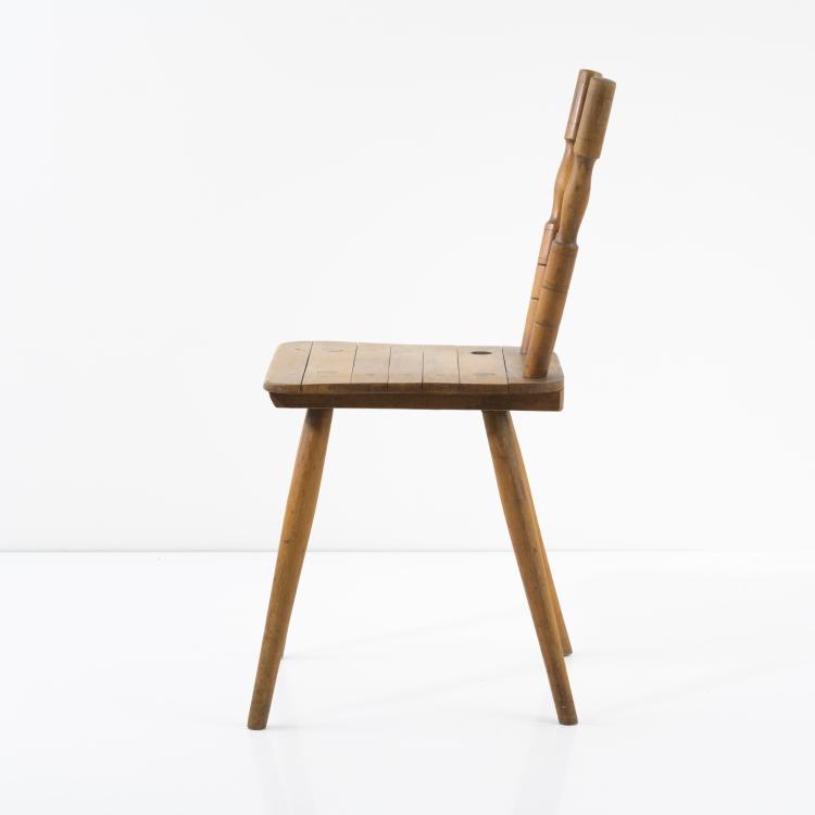 Bild 4 zu Objekt, Acht 'T&uuml;binger St&uuml;hle', 1928, Fr. Sch&auml;fer, Stuhl- und M&ouml;belfabrik, T&uuml;bingen, 157A 7