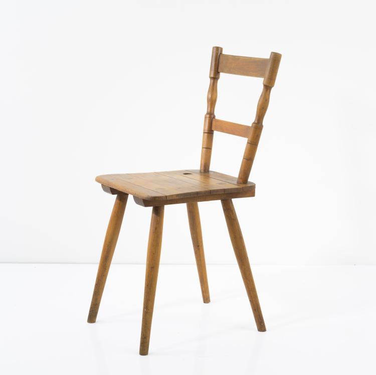 Bild 5 zu Objekt, Acht 'T&uuml;binger St&uuml;hle', 1928, Fr. Sch&auml;fer, Stuhl- und M&ouml;belfabrik, T&uuml;bingen, 157A 7