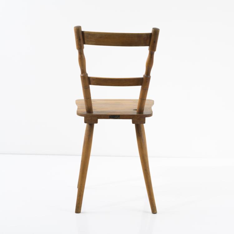 Bild 6 zu Objekt, Acht 'T&uuml;binger St&uuml;hle', 1928, Fr. Sch&auml;fer, Stuhl- und M&ouml;belfabrik, T&uuml;bingen, 157A 7