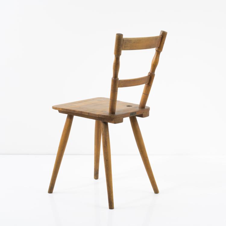 Bild 7 zu Objekt, Acht 'T&uuml;binger St&uuml;hle', 1928, Fr. Sch&auml;fer, Stuhl- und M&ouml;belfabrik, T&uuml;bingen, 157A 7