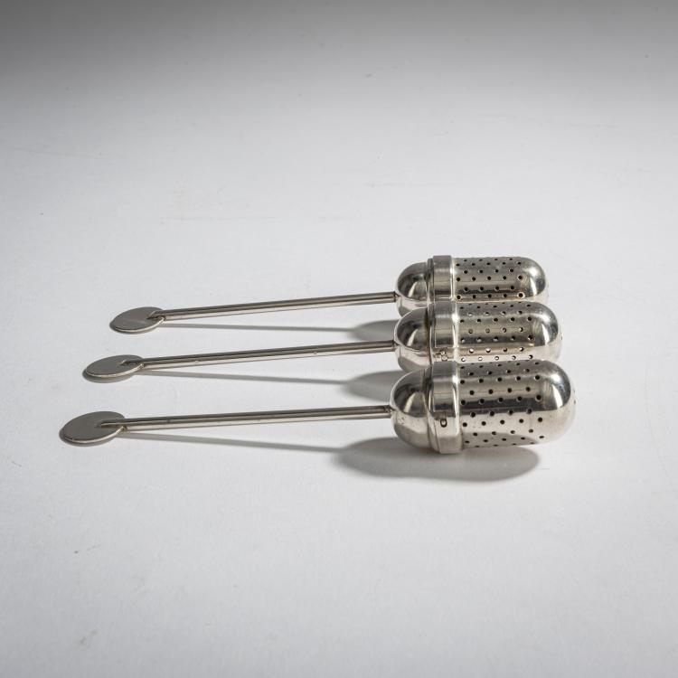 Bild 1 zu Objekt, 3 tea infusers, 1924, Christian Dell, Bauhaus, Weimar, 157A 51