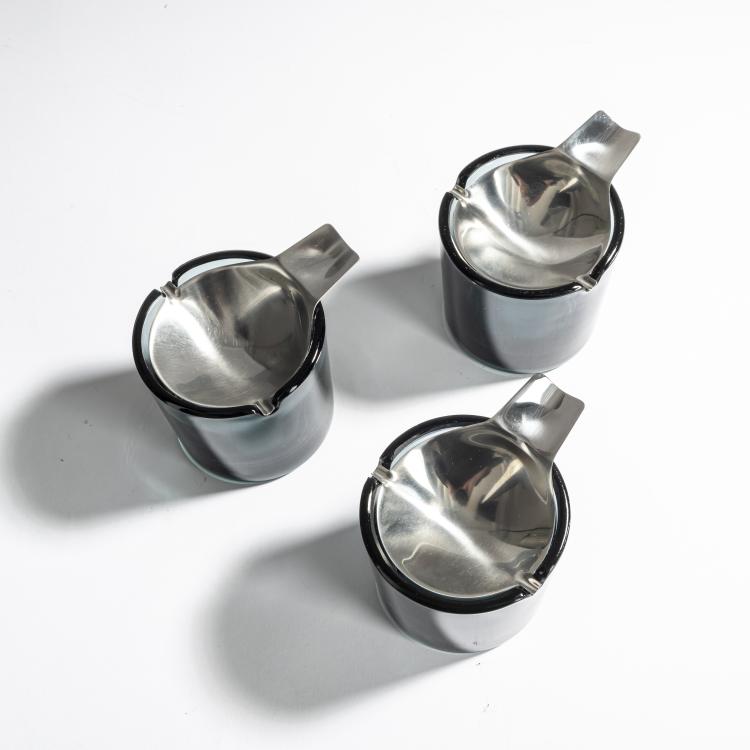 Bild 2 zu Objekt, Drei Kipp-Aschenbecher '504', 1959, Wilhelm Wagenfeld, WMF, Geislingen, 157A 125