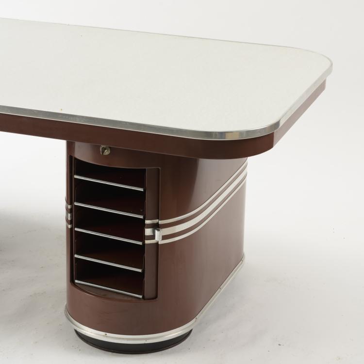 Bild 2 zu Objekt, 'Berlin' - 'Rundform' desk, c. 1954, Mauser-Werke, Waldeck, 157A 154