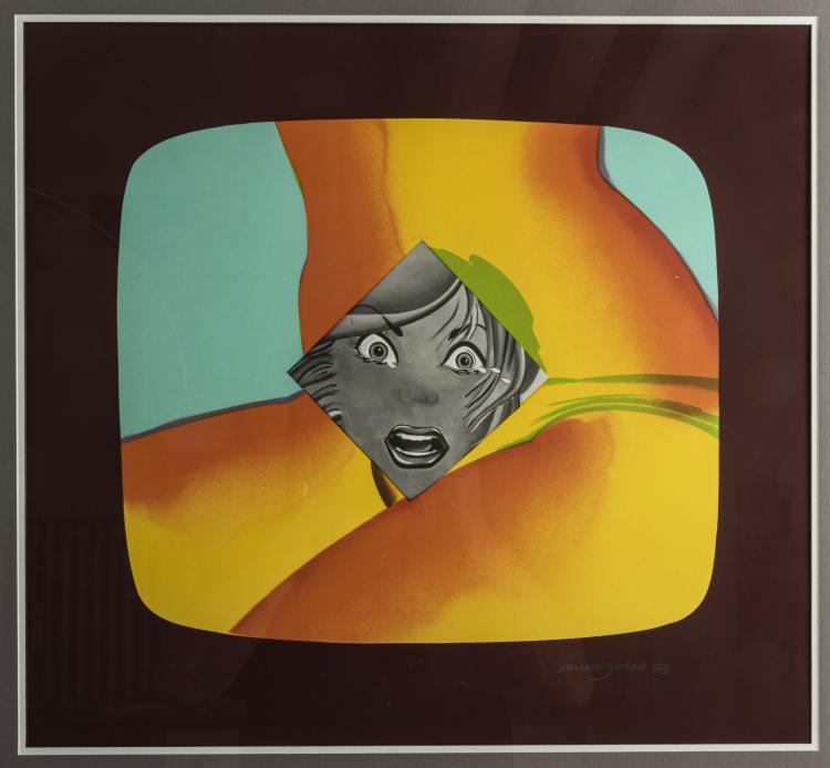 Hauptbild zu Objekt, Untitled (from the Mark Rothko Memorial Portfolio), 1973, Allen Jones, 157C 691