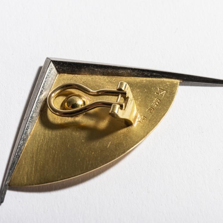 Bild 2 zu Objekt, Pair of designer ear clips, 1980s, Klaus Ullrich, 157D 1013