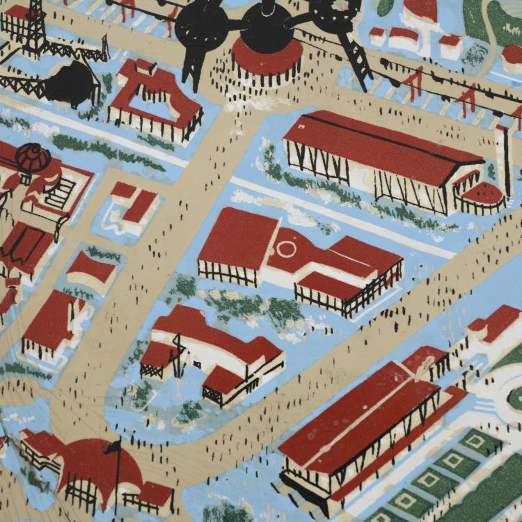 Bild 3 zu Objekt, 'Brussels World Fair 1958' occasional table, c. 1958, Lucien De Roeck, Bois Manu, Belgien., 157B 336