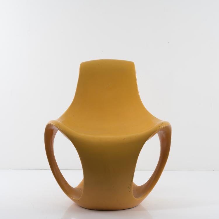 Bild 1 zu Objekt, 'Albatros' armchair, 1979, Danielle Quarante (attributed), Airborne, Montreuil-sous-Bois (zugeschrieben), 158B 504