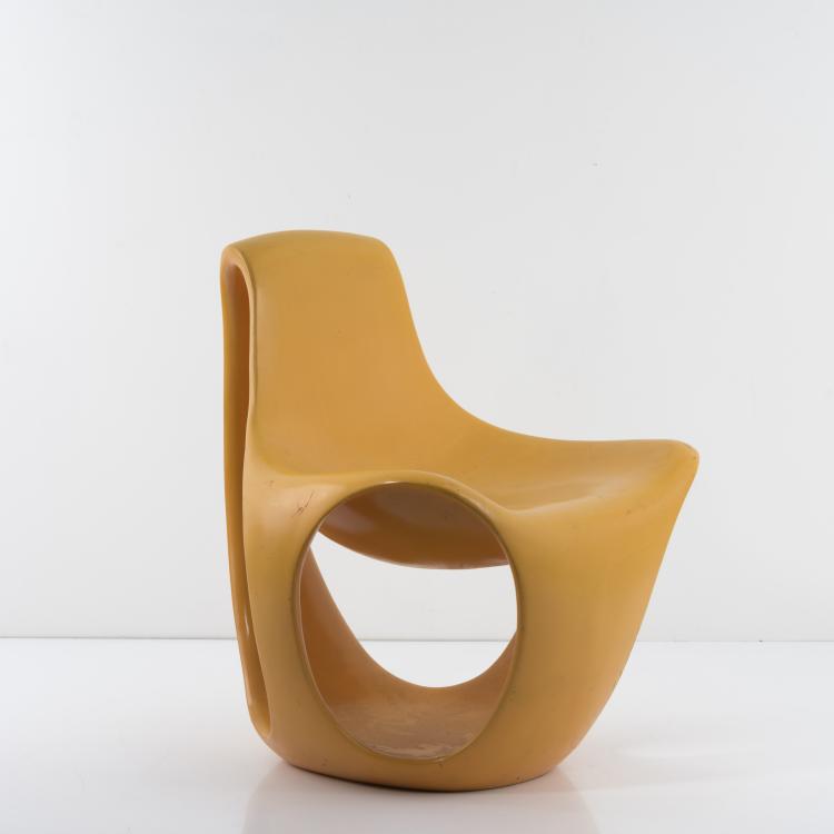 Bild 2 zu Objekt, 'Albatros' armchair, 1979, Danielle Quarante (attributed), Airborne, Montreuil-sous-Bois (zugeschrieben), 158B 504