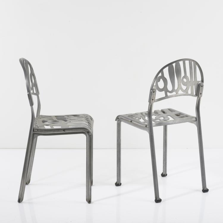 Bild 1 zu Objekt, Zwei St&uuml;hle 'Hello', 1977/78, Artifort, Maastricht, 158B 525
