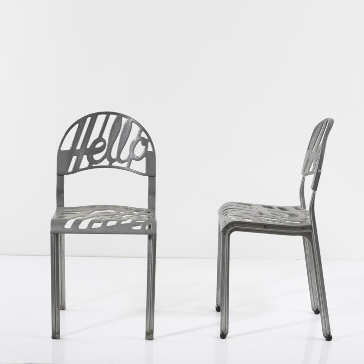 Bild 2 zu Objekt, Zwei St&uuml;hle 'Hello', 1977/78, Artifort, Maastricht, 158B 525