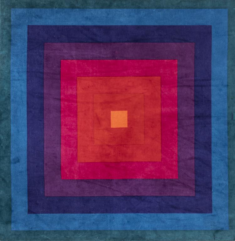 Hauptbild zu Objekt, Decorative textile plate, 1969, Verner Panton, Mira-X, Z&uuml;rich, 158B 505