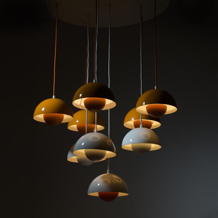 Hauptbild zu Objekt, 'Flower pot' ceiling light, 1969, Poulsen, Louis, Kopenhagen, 158B 508