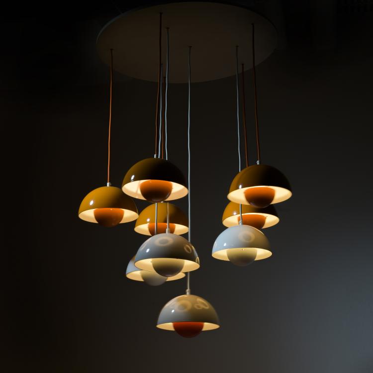 Bild 1 zu Objekt, 'Flower pot' ceiling light, 1969, Poulsen, Louis, Kopenhagen, 158B 508