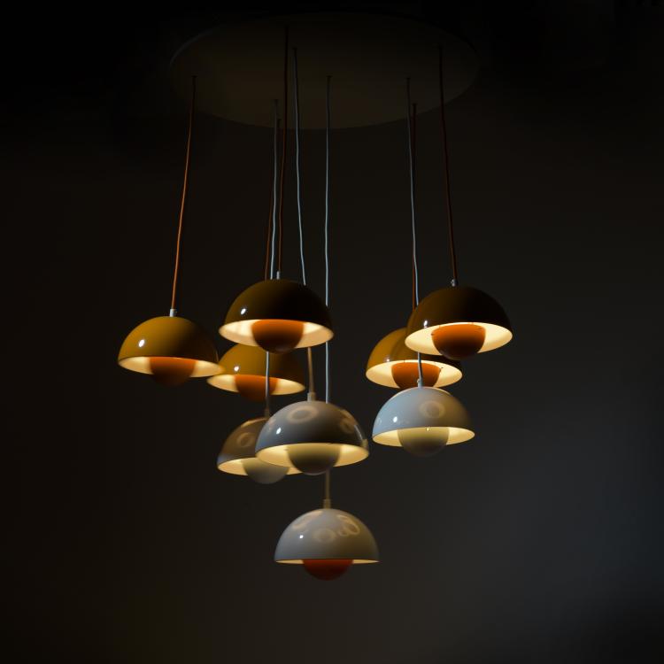 Bild 3 zu Objekt, 'Flower pot' ceiling light, 1969, Poulsen, Louis, Kopenhagen, 158B 508