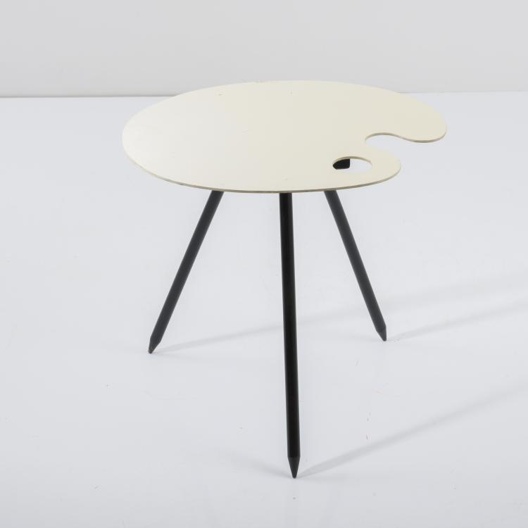Bild 3 zu Objekt, 2 'Palette' end tables, c. 1958, Lucien De Roeck, Belgien, 158B 430