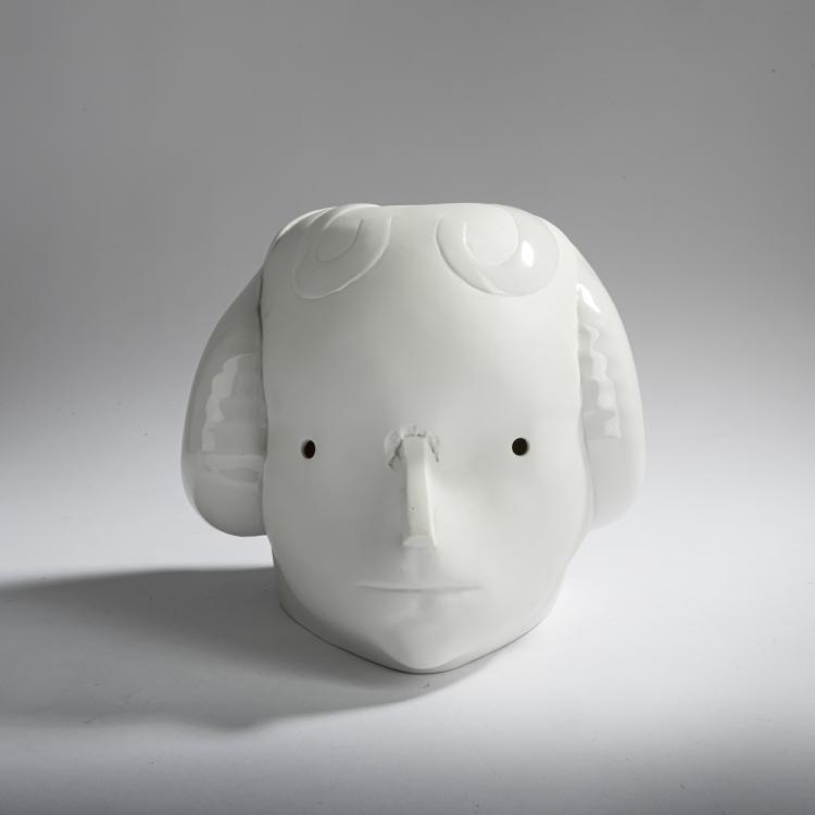 Hauptbild zu Objekt, 'Kopf mit Frisur', 1986, Joachim Schmettau, Goebel Galerie, R&ouml;dental, 157C 630