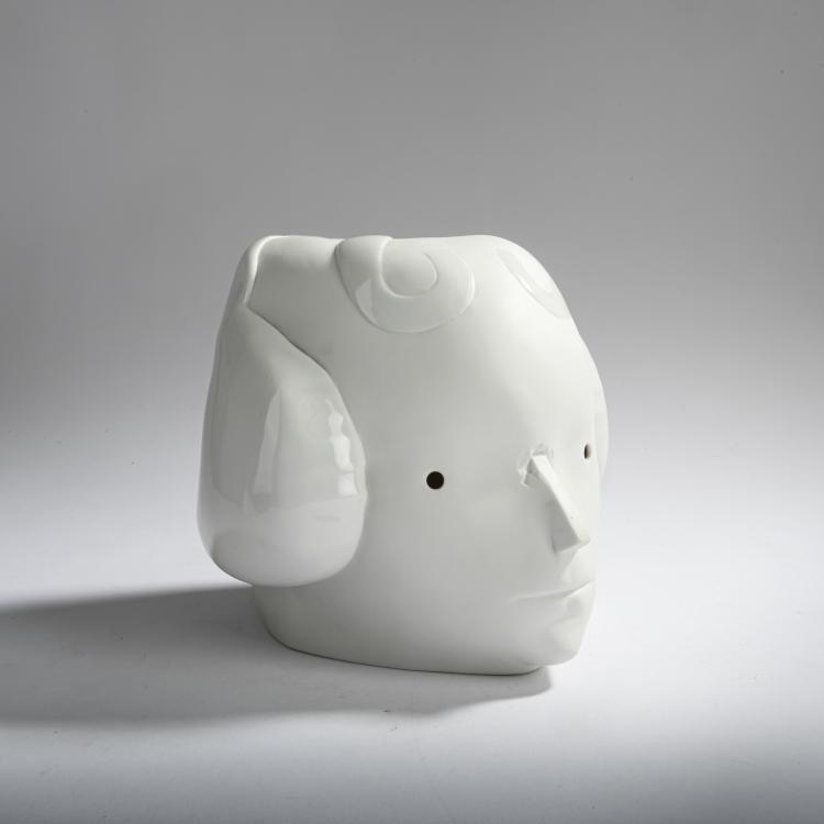 Bild 1 zu Objekt, 'Kopf mit Frisur', 1986, Joachim Schmettau, Goebel Galerie, R&ouml;dental, 157C 630