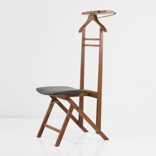 Valet stand with seat, 1950s