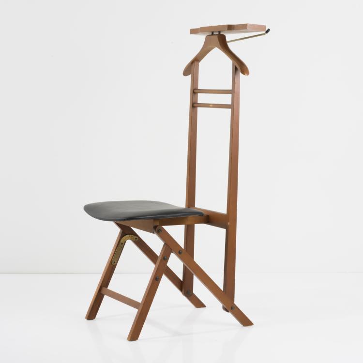 Hauptbild zu Objekt, Valet stand with seat, 1950s, Fratelli Reguitti, Agnosine, 158A 61
