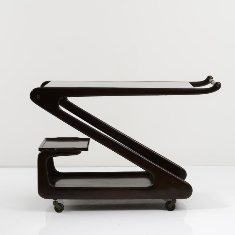 Bild 1 zu Objekt, Serving cart, c. 1955, Guglielmo Ulrich (attributed), Italien, 158A 50