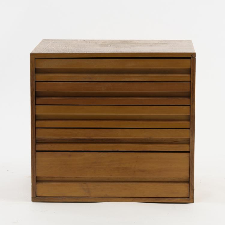 Hauptbild zu Objekt, Chest of drawers, c. 1955, Ferdinand Kramer, Deutschland, 157A 161