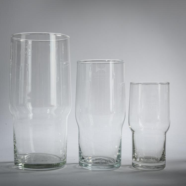 Bild 1 zu Objekt, 36 'Superfest' glasses, 1978/79, Margarete Jahny,Erich M&uuml;ller,Paul Bittner,Fritz Keuchel,Tilo Poitz, VEB Kombinatbetrieb VEB Sachsenglas, Schwepnitz, 157A 97
