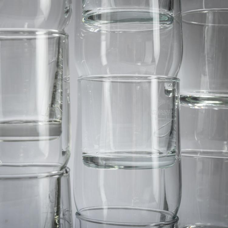 Bild 2 zu Objekt, 36 'Superfest' glasses, 1978/79, Margarete Jahny,Erich M&uuml;ller,Paul Bittner,Fritz Keuchel,Tilo Poitz, VEB Kombinatbetrieb VEB Sachsenglas, Schwepnitz, 157A 97