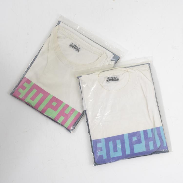 Hauptbild zu Objekt, Zwei T-Shirts, 1980er Jahre, Memphis, Mailand, 158A 122