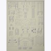 Poster with furniture designs, 1986