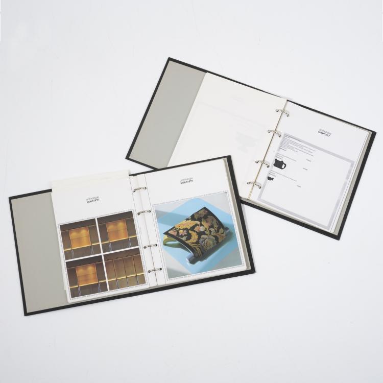 Hauptbild zu Objekt, Zwei Plakate und zwei Kataloge, 1984, Anthologie Quartett, 158B 470