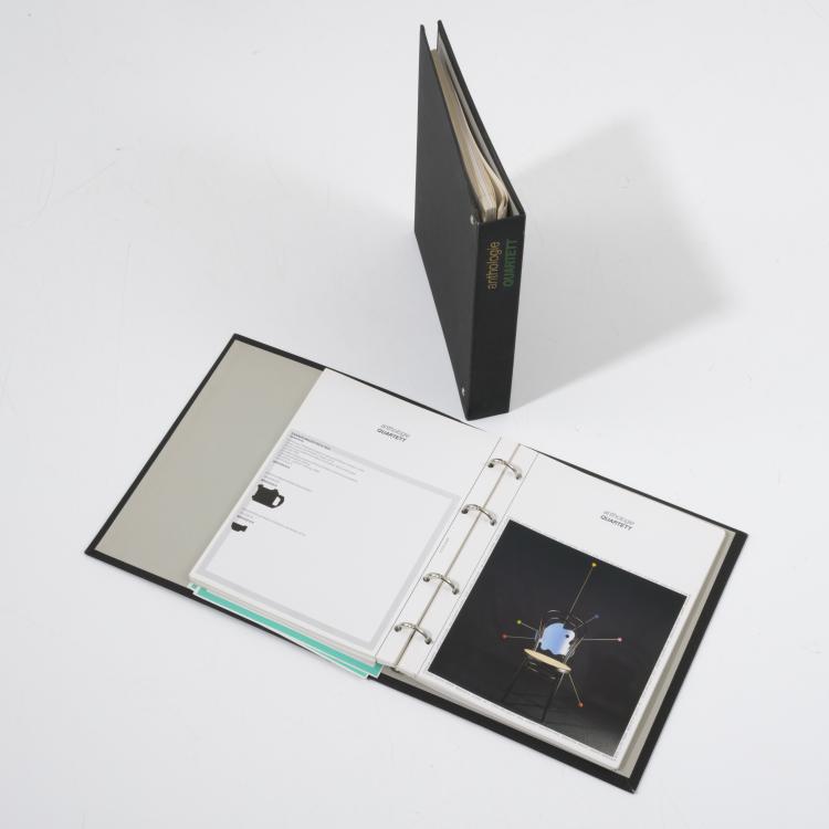 Bild 1 zu Objekt, Zwei Plakate und zwei Kataloge, 1984, Anthologie Quartett, 158B 470