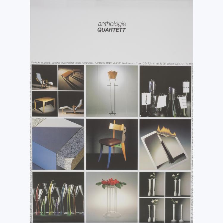 Bild 2 zu Objekt, Zwei Plakate und zwei Kataloge, 1984, Anthologie Quartett, 158B 470
